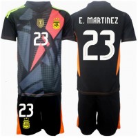 Argentina Emiliano Martinez #23 Målvakt Replika babykläder Hemmaställ Barn Copa America 2024 Kortärmad (+ korta byxor)